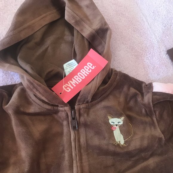 NWT teachers pet 5 kitty cat siamese hoodie pants